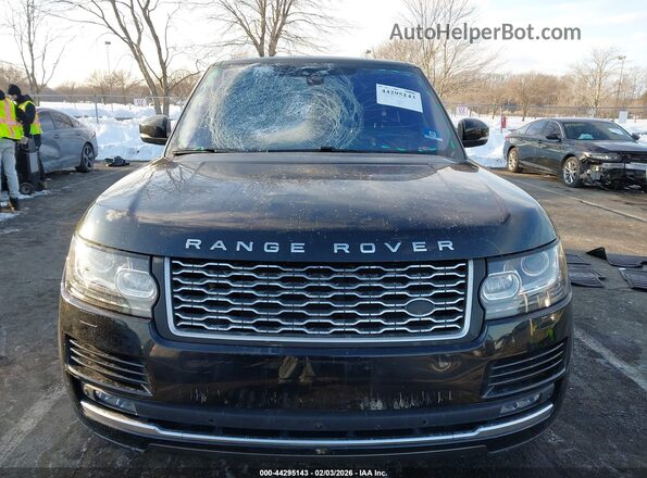 SALGS2FV3HA340667 2017 LAND ROVER RANGE ROVER Black Widok zestawu wskaźników