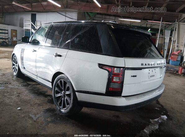 SALGS2FV8HA375544 2017 LAND ROVER RANGE ROVER White უკანა მარცხენა