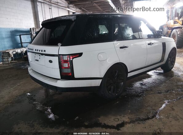 SALGS2FV8HA375544 2017 LAND ROVER RANGE ROVER White უკანა მარჯვენა