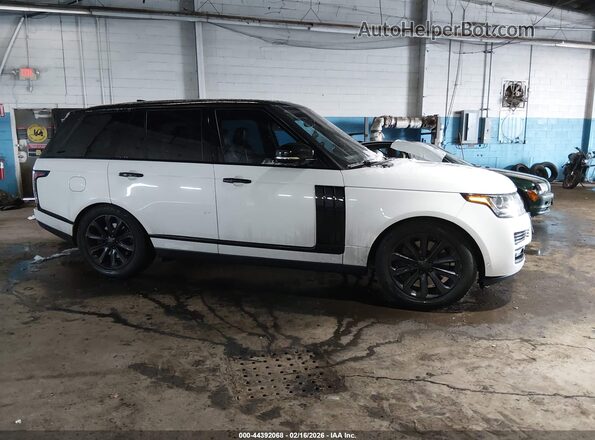 SALGS2FV8HA375544 2017 LAND ROVER RANGE ROVER White უკანა სალონის ხედი