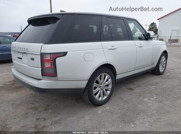 SALGS2FVXHA353593 2017 LAND ROVER RANGE ROVER White Tył prawy