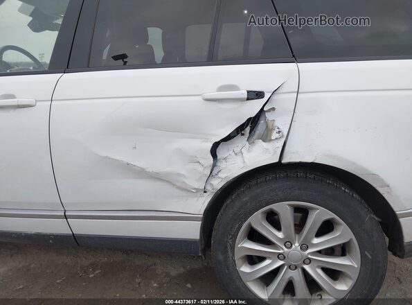 SALGS2FVXHA353593 2017 LAND ROVER RANGE ROVER White Widok z przodu
