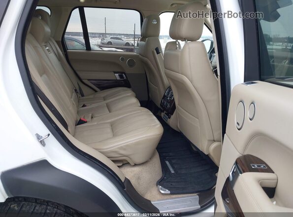 SALGS2FVXHA353593 2017 LAND ROVER RANGE ROVER White Widok naklejki z numerem VIN