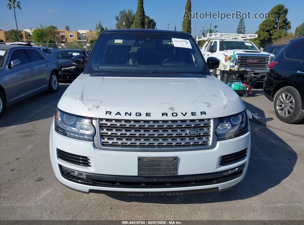 SALGS2KF1GA260331 2016 LAND ROVER RANGE ROVER White 