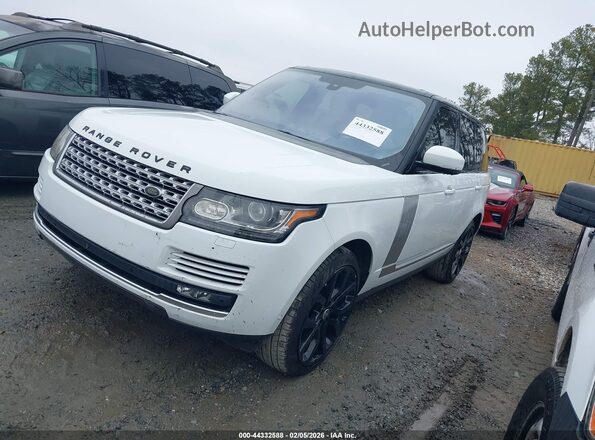 SALGS2KF5GA251373 2016 LAND ROVER RANGE ROVER White Front left