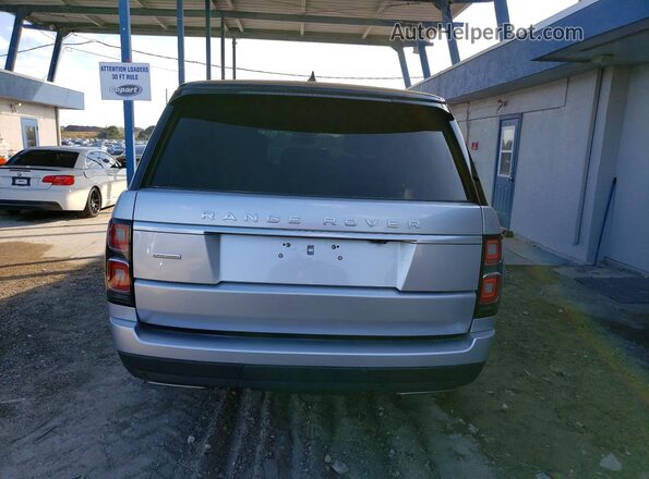 SALGS2RE9JA507714 2018 LAND ROVER RANGE Gray წინა სალონის ხედი