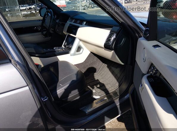 SALGS2RU1LA572969 2020 LAND ROVER RANGE ROVER Gray Вид салону спереду