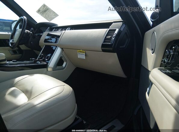SALGS2RU5NA461554 2022 LAND ROVER RANGE ROVER Black Front interior view