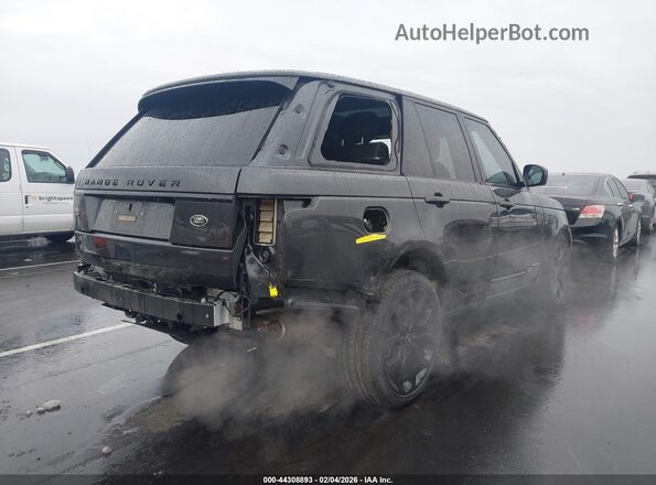 SALGS2RU9MA429091 2021 LAND ROVER RANGE ROVER Черный Задняя правая четверть
