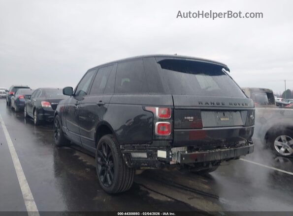 SALGS2RU9MA429091 2021 LAND ROVER RANGE ROVER Черный Задняя левая четверть