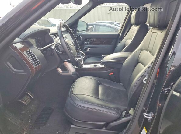 SALGS2RUXMA425731 2021 LAND ROVER RANGE Черный Вид салона спереди