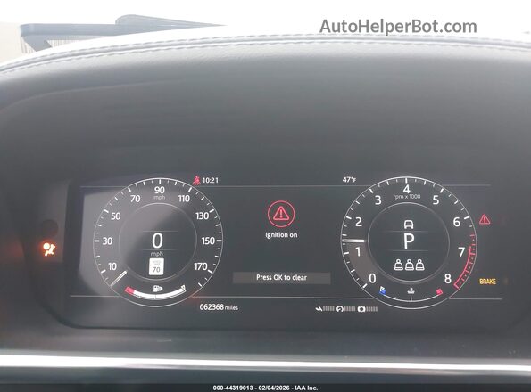 SALGS2SE0MA427958 2021 LAND ROVER RANGE ROVER Gray Հետևի նստատեղերի տեսք
