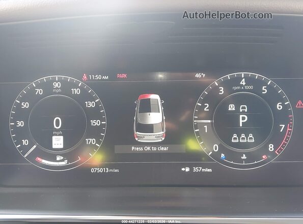 SALGS2SE2MA451565 2021 LAND ROVER RANGE ROVER Белый Вид задних сидений