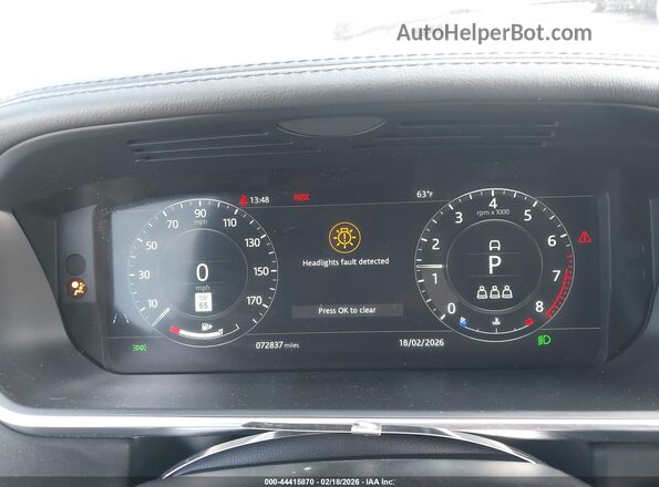 SALGS2SE4MA457156 2021 LAND ROVER RANGE ROVER White უკანა სავარძლების ხედი