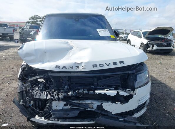 SALGS2SE4MA457156 2021 LAND ROVER RANGE ROVER White ხელსაწყოთა პანელის ხედი