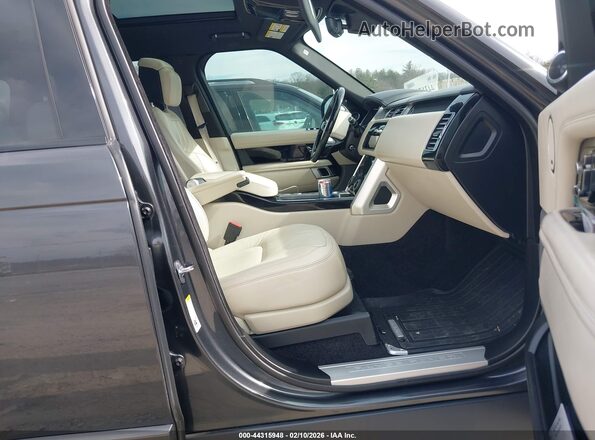 SALGS2SE8MA425942 2021 LAND ROVER RANGE ROVER Черный Вид салона спереди