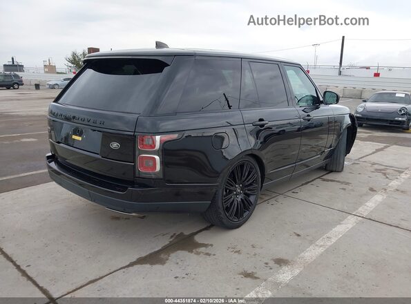 SALGS2SEXMA446484 2021 LAND ROVER RANGE ROVER Черный Задняя правая четверть