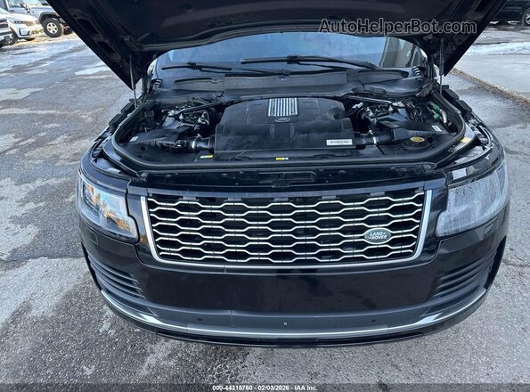 SALGS2SV7KA516858 2019 LAND ROVER RANGE ROVER Black უკანა ხედი