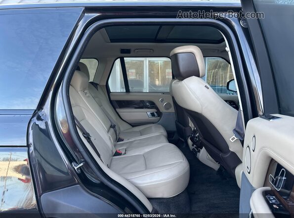 SALGS2SV7KA516858 2019 LAND ROVER RANGE ROVER Black VIN კოდის სტიკერის ხედი
