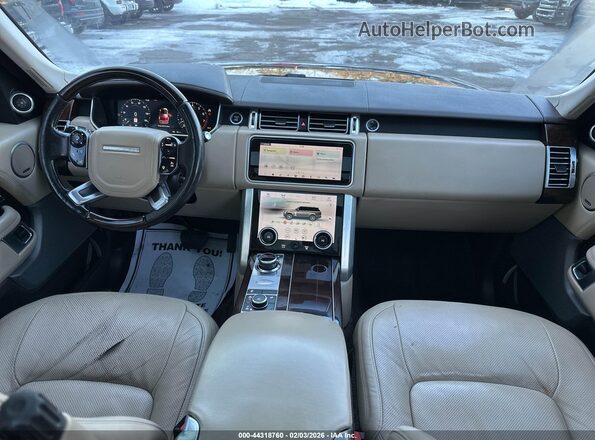 SALGS2SV7KA516858 2019 LAND ROVER RANGE ROVER Black წინა ხედი