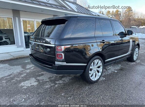 SALGS2SV7KA516858 2019 LAND ROVER RANGE ROVER Black უკანა მარჯვენა