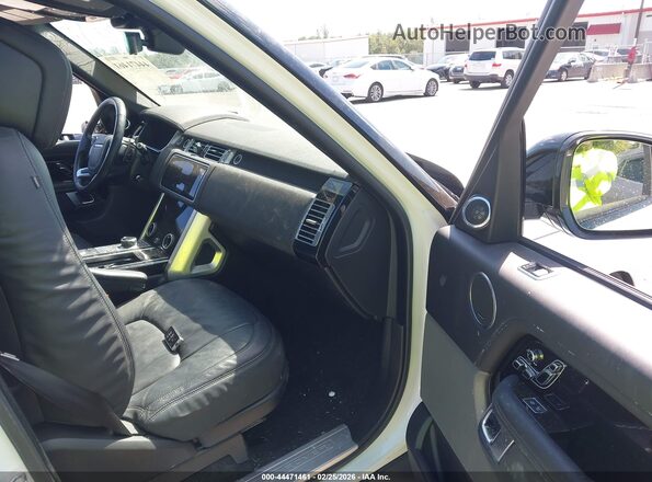 SALGS2SVXKA554763 2019 LAND ROVER RANGE ROVER White Front interior view