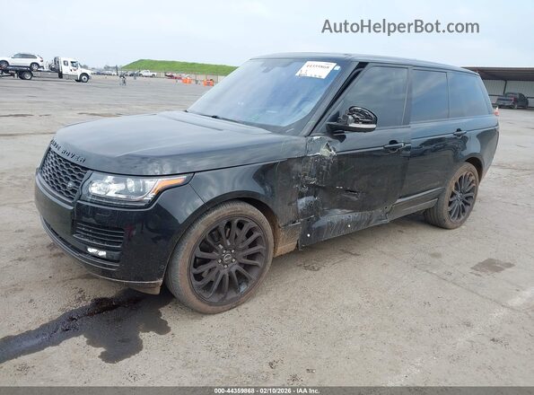 SALGS3EF5GA273519 2016 LAND ROVER RANGE ROVER Black წინა მარცხენა ხედი სამი მეოთხედიდან