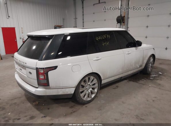 SALGS5FE1HA322119 2017 LAND ROVER RANGE ROVER White Rear right