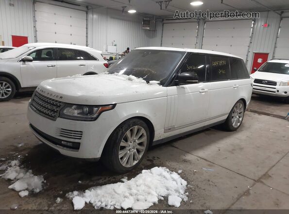 SALGS5FE1HA322119 2017 LAND ROVER RANGE ROVER White Front left