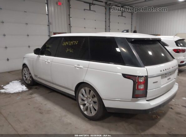 SALGS5FE1HA322119 2017 LAND ROVER RANGE ROVER White Rear left