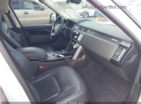 SALGU5SE0MA430841 2021 LAND ROVER RANGE ROVER White Widok wnętrza z przodu