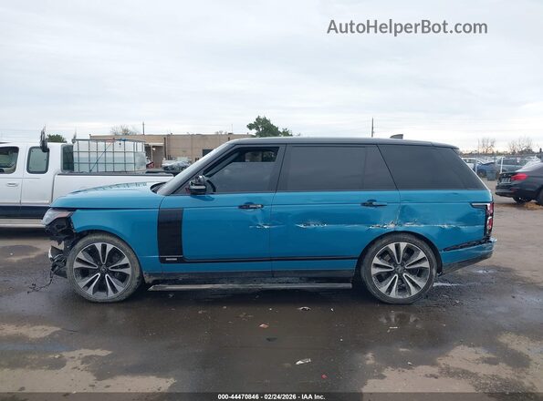 SALGU5SEXMA418275 2021 LAND ROVER RANGE ROVER Синий Панорамный вид салона 360°