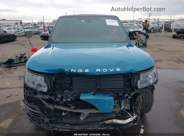 SALGU5SEXMA418275 2021 LAND ROVER RANGE ROVER Синий Вид щитка приборов