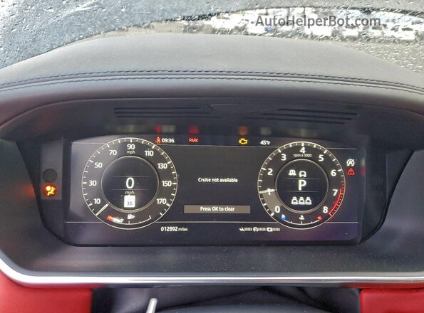 SALGV2SE7NA461419 2022 LAND ROVER RANGE Черный 