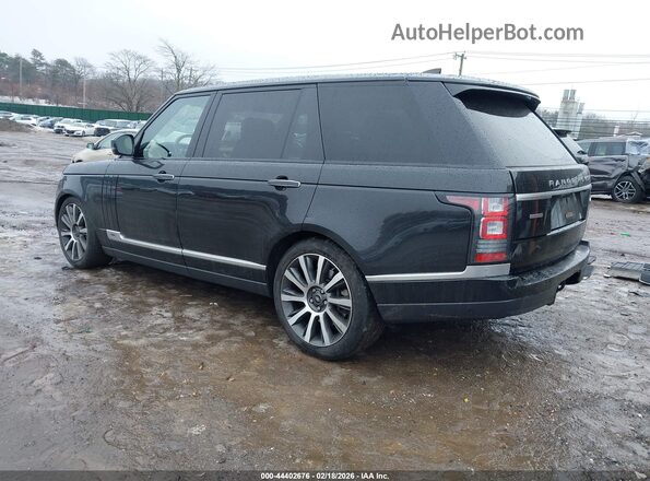 SALGV5FE1HA340238 2017 LAND ROVER RANGE ROVER Черный Задняя левая четверть