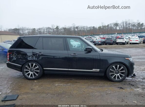SALGV5FE1HA340238 2017 LAND ROVER RANGE ROVER Черный Вид задней части салона