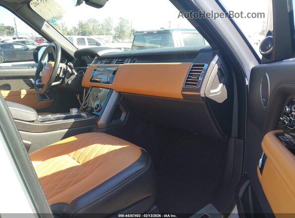 SALGW2RE6LA578375 2020 LAND ROVER RANGE ROVER White Вид салону спереду