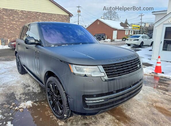 SALKP9E7XPA067720 2023 LAND ROVER RANGE Черный Вид спереди