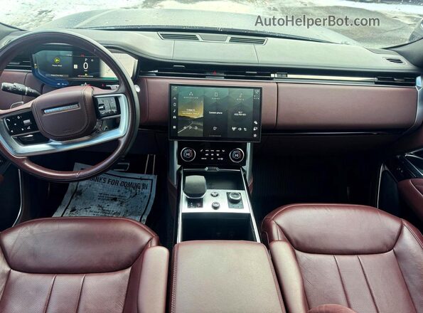 SALKP9E7XPA067720 2023 LAND ROVER RANGE Черный Вид панели приборов