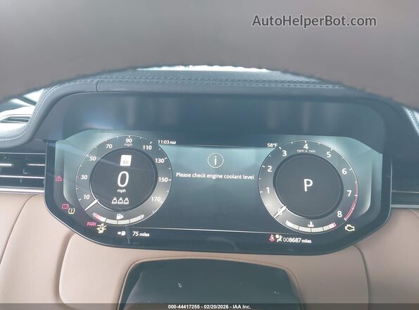 SALKP9E98SA292373 2025 LAND ROVER RANGE ROVER White უკანა სავარძლების ხედი