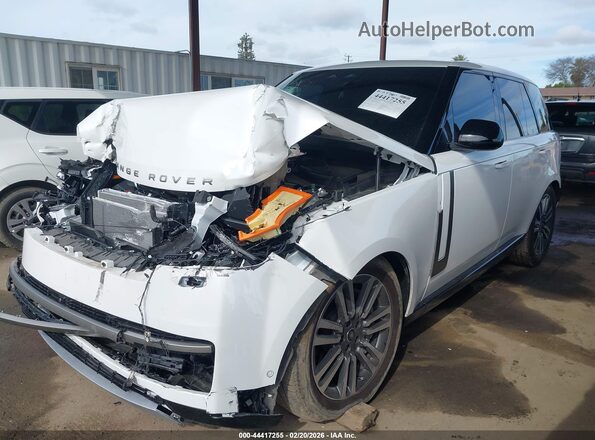 SALKP9E98SA292373 2025 LAND ROVER RANGE ROVER White წინა მარცხენა ხედი სამი მეოთხედიდან