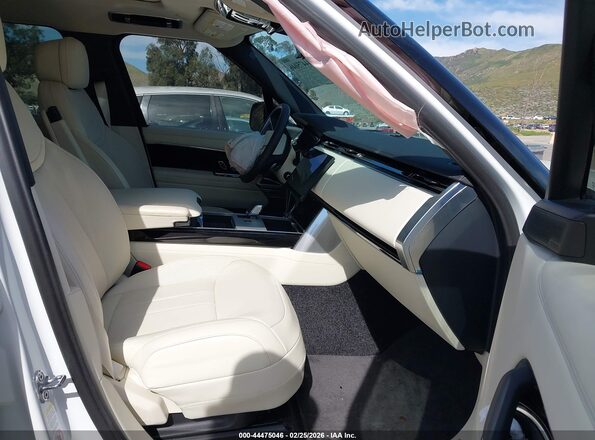 SALKP9FU7SA315726 2025 LAND ROVER RANGE ROVER White წინა სალონის ხედი