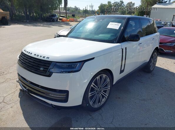SALKP9FU7SA315726 2025 LAND ROVER RANGE ROVER White წინა მარცხენა ხედი სამი მეოთხედიდან