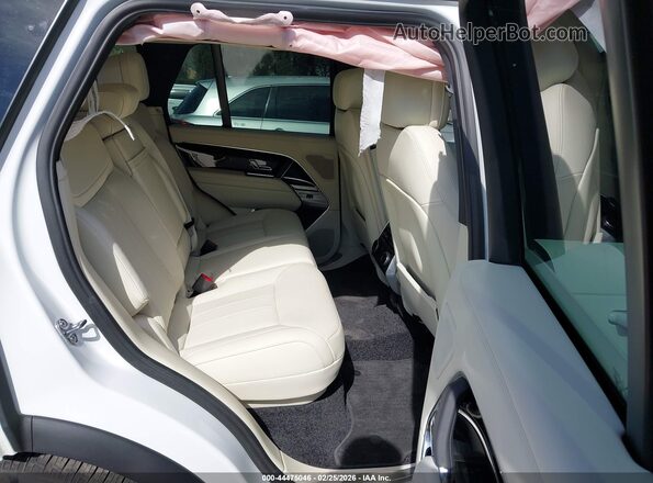 SALKP9FU7SA315726 2025 LAND ROVER RANGE ROVER White VIN კოდის სტიკერის ხედი