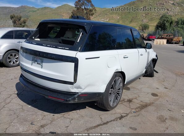 SALKP9FU7SA315726 2025 LAND ROVER RANGE ROVER White უკანა მარჯვენა