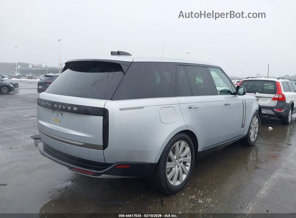SALKP9FU9SA301715 2025 LAND ROVER RANGE ROVER Silver Задня права чверть