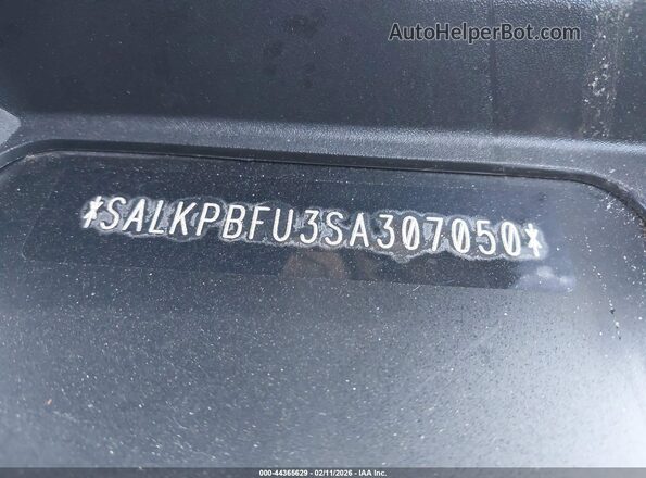 SALKPBFU3SA307050 2025 LAND ROVER RANGE ROVER Black ძრავის განყოფილების ხედი