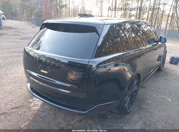 SALKPBFU3SA307050 2025 LAND ROVER RANGE ROVER Black უკანა მარჯვენა