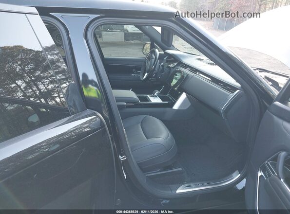 SALKPBFU3SA307050 2025 LAND ROVER RANGE ROVER Black წინა სალონის ხედი