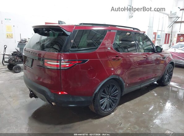 SALRHBBV0HA026231 2017 LAND ROVER DISCOVERY Maroon Հետևի աջ